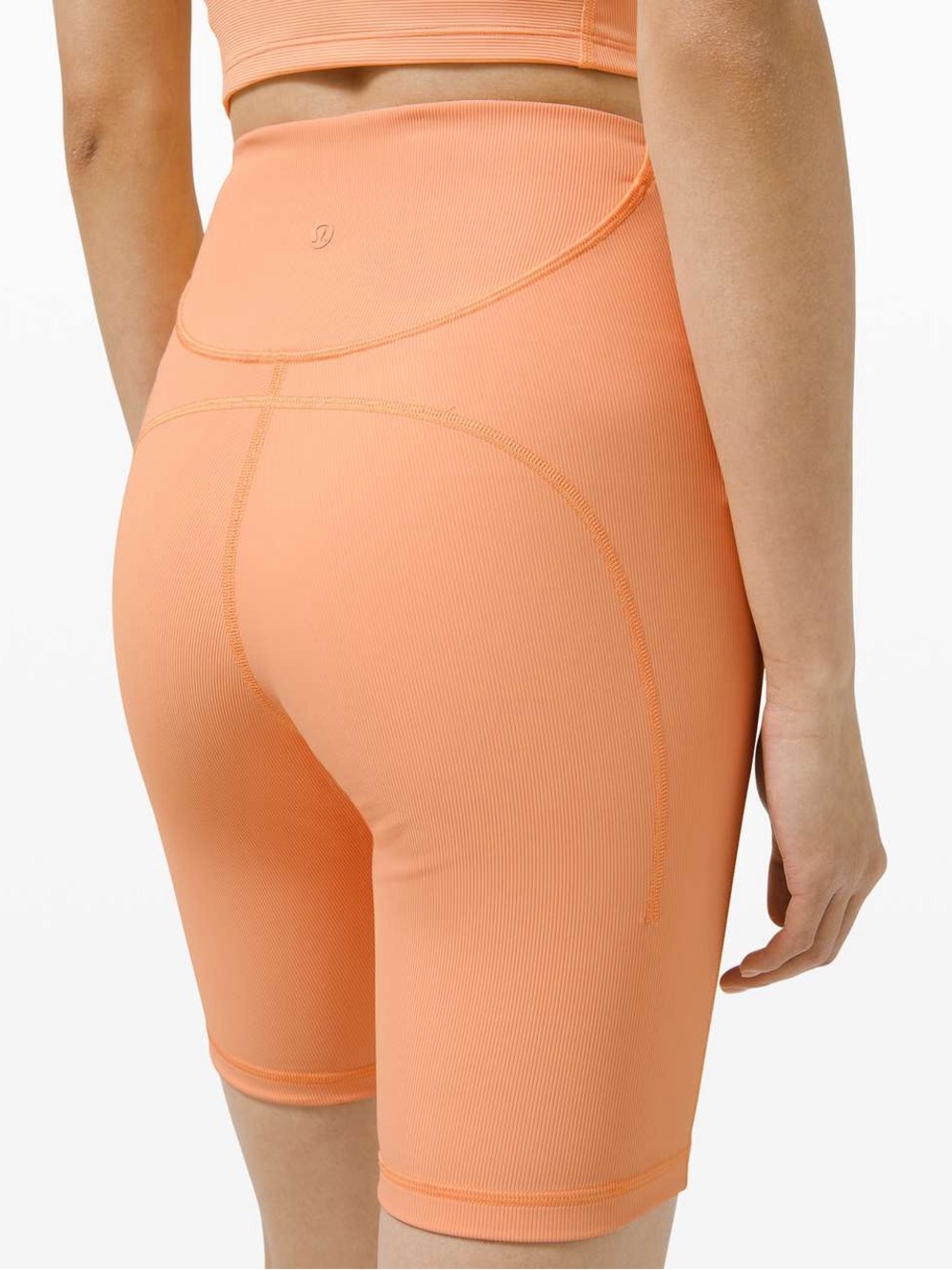 Lululemon Ribbed Contoured High-Rise Short 8"